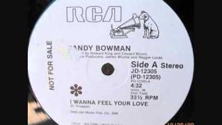 Candy Bowman - I Wanna Feel Your Love chords