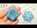 ❄️Amazing Kanzashi Flower❄️ ЦВЕТЫ из ЛЕНТ ❄️ Канзаши/ Easy Flower Making/ Ribbon Tricks/Ola ameS DIY