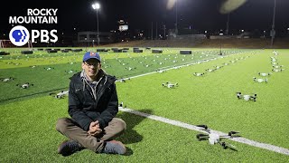 The free drone show recreating iconic Denver imagery