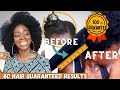 3 tips to grow 4C natural hair FAST, THICK, HEALTHY &amp; LONG