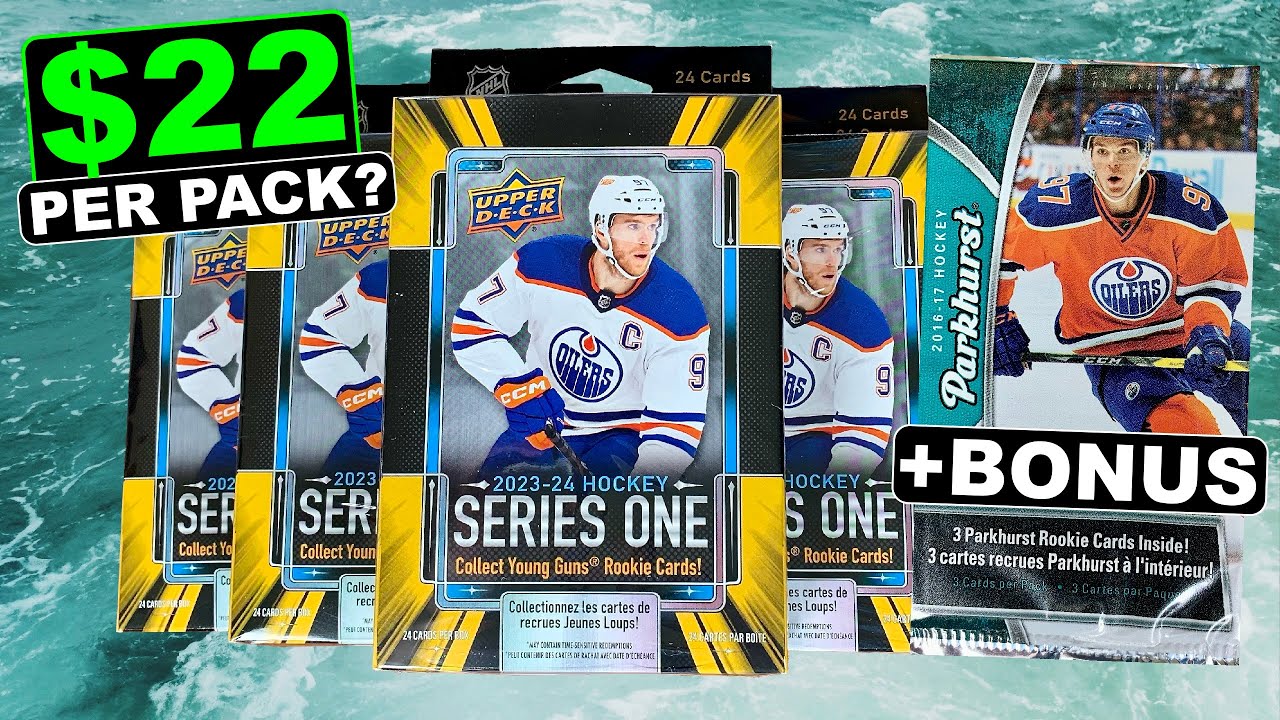 Top pulls from three UD 23-24 Series One Boxes : r/hockeycards