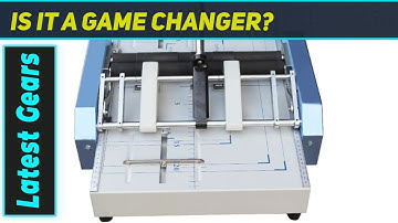 `A3 Brochure Stapler Folding Machine: The Ultimate Booklet Maker for Schools & Factories