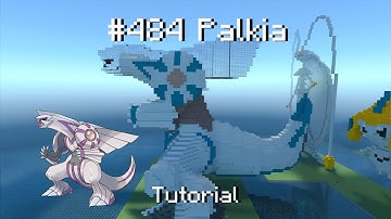 [READ description] How to build a Pokémon Palkia statue in minecraft (Tutorial)