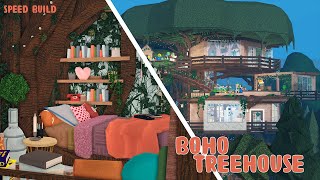 Boho/Eclectic Treehouse | Welcome to Bloxburg | Speed Build ($649k)