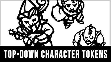 How to draw Top-Down Character Tokens – The DM