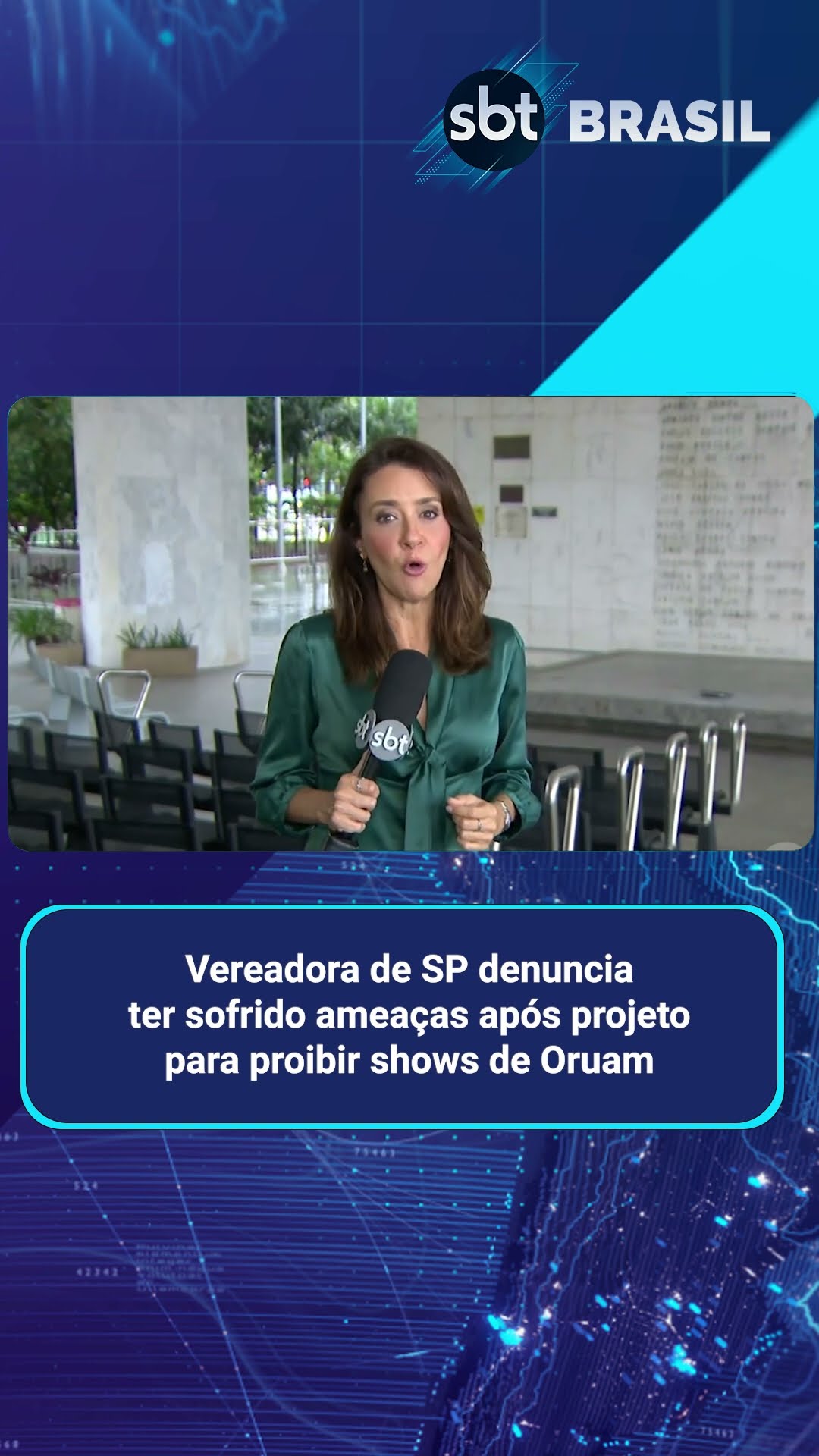 Vereadora Amanda Vettorazzo alega ter sido ameaçada pelo rapper Oruam | SBT Brasil (27/01/25)