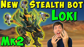 Nieuwe stealthrobot LOKI Spark Mk2 gameplay - War Robots 5.0 WR