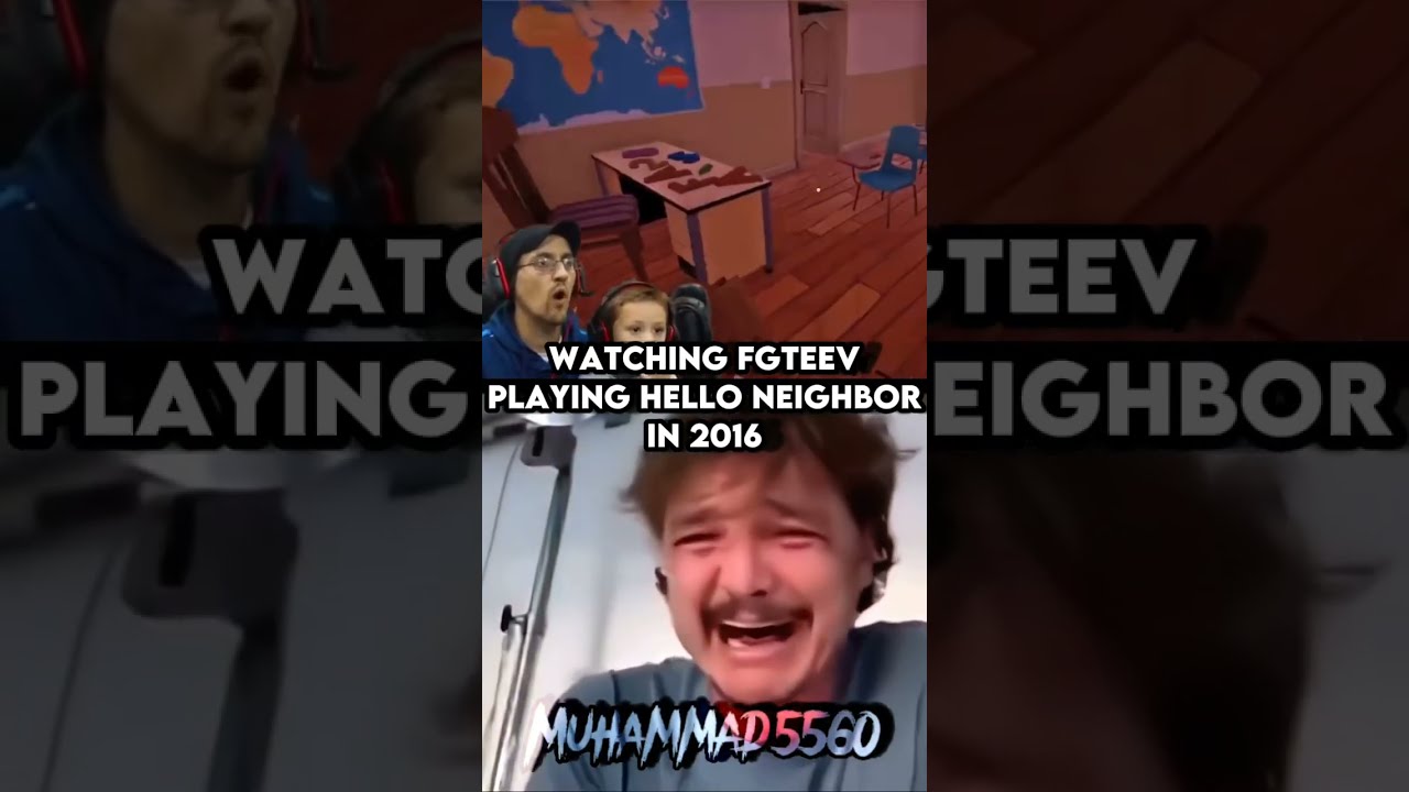 Fgteev Hello Neighbor Nostalgia Helloneighbor Shorts