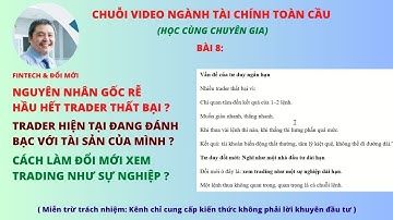 Bài 8| Chuỗi Video Về Nghề Tài Chính Quốc Tế