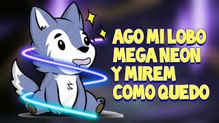 Ago mi lobo mega neon y queda asi