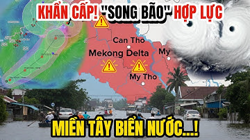 Bão Số 15 & Cơn Bão Lạ Đang Hợp Lực – Đồng Bằng Sông Cửu Long Bị Nhấn Chìm Trong Biển Nước!