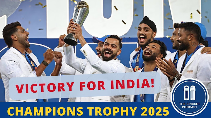 India Overcome Battling New Zealand to Win the Champions Trophy!