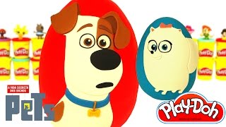 Ovo Surpresa Gigante de Pets - A Vida Secreta dos Bichos em Português Brasil de Massinha Play Doh