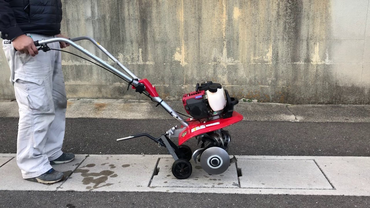 ヤンマー ミニ耕運機 QT17 - YouTube