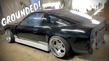 1JZ S13 Daily Skid Build | The 240sx is ON THE GROUND!