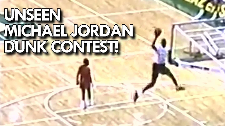 UNSEEN MICHAEL JORDAN DUNK CONTEST from 1989! FREE...