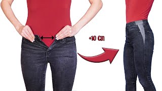 How to upsize the waist of jeans simply - my ideal way!