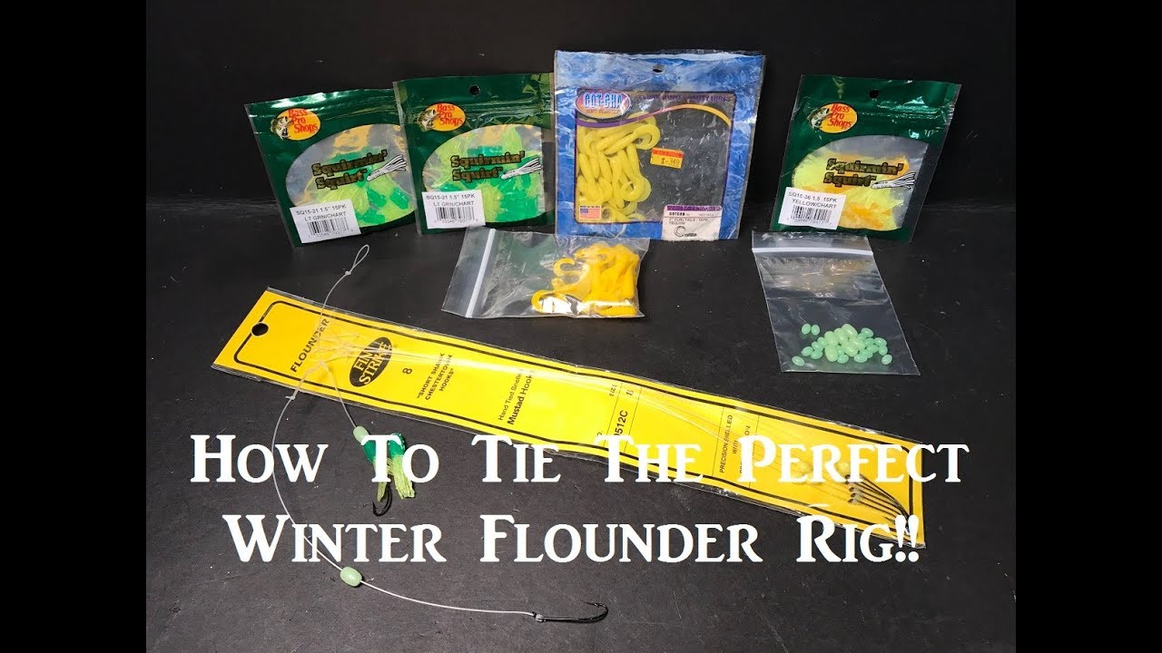 Flounder Rig. How to Tie The Perfect Interchangeable Winter Flounder Rig 