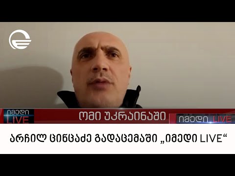 სამხედრო დიპლომატი არჩილ ცინცაძე გადაცემაში „იმედი LIVE“