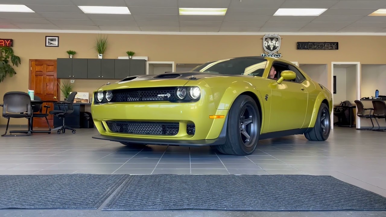 GOLD RUSH 2021 Dodge Challenger SRT SUPER STOCK