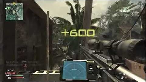 MW3 nice wallbang no-scope