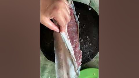 Cách làm cá nàng hai (cá thát lát hoa) rút xương nha mọi người