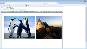 PDF Editor to Edit PDF files in ASP.NET Application