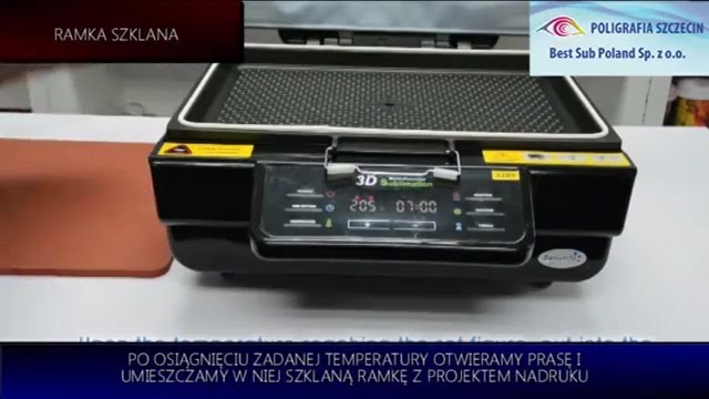 Wykonywanie nadruków w technologii sublimacji w prasie Multi 3D Vacum video editing software free