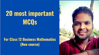 20 most important Business Math MCQs