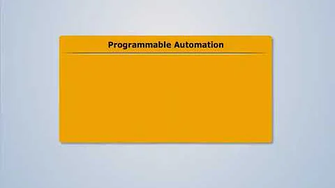 Programmable Automation | Industrial Automation and Robotics