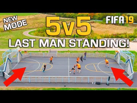 FIFA 19 5v5 LAST MAN STANDING! IN REAL LIFE!