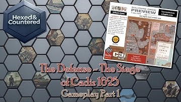 The Siege of Cadiz 1625 (C3i Mag. #38) - Gameplay Part 1