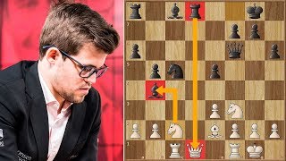 World Champ Sacs The Queen To Start The Festival Carlsen Vs Navara Biel Chess 2018