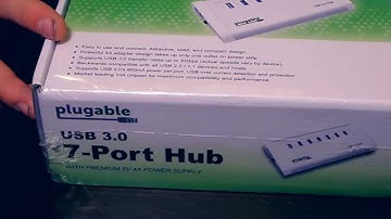Plugable USB 3.0 Hub Unboxing