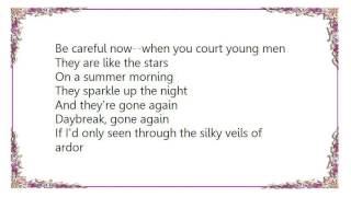 Joni Mitchell - The Silky Veils of Ardor Lyrics
