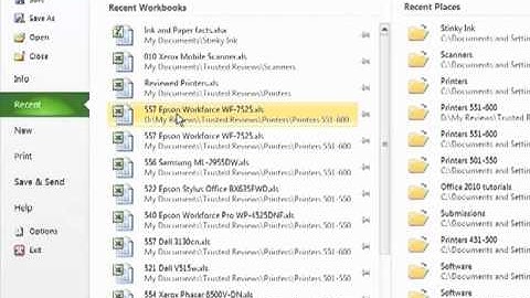 Microsoft Office 365 Excel Tutorial Video 2: Backstage view