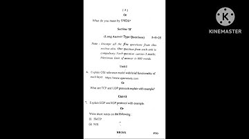 MSc 4th semester computer science previous year question paper Vikram University Ujjain 