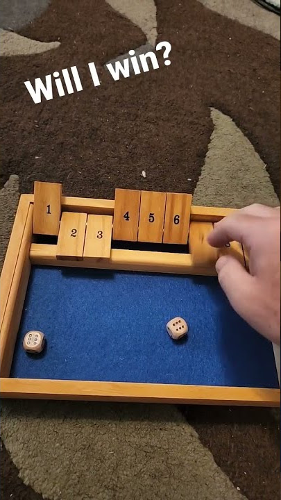 Playing shut the box 