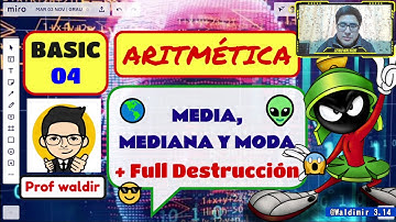 🟢🚀ESTADÍSTICA #02 | ARITMÉTICA | BÁSICO PRE UNI | PROF WALDIR👽⚡