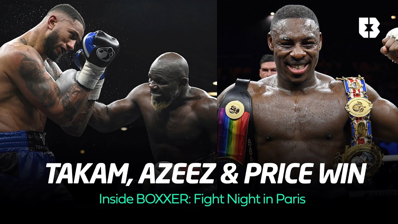 RINGSIDE view! Dan Azeez, Lauren Price and Carlos Takam win in Paris 🇫🇷 ...