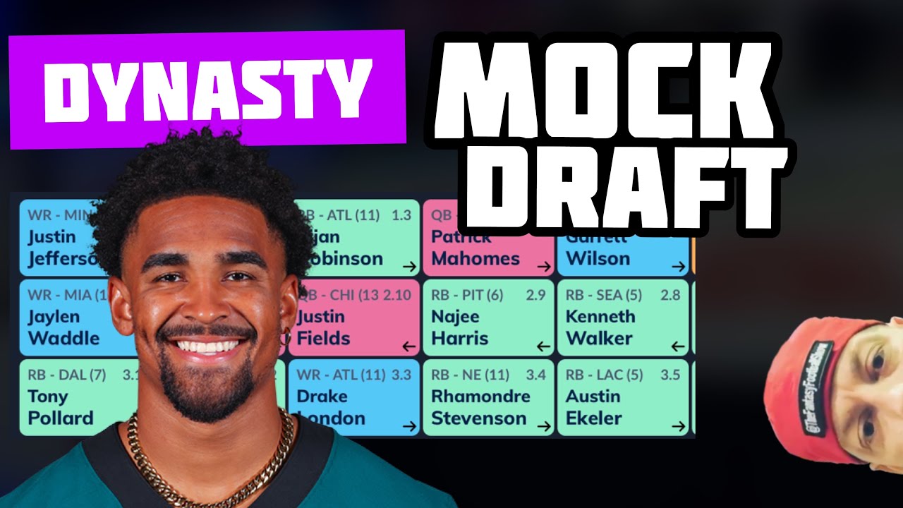 Live 2023 Dynasty Fantasy Football Mock Draft YouTube