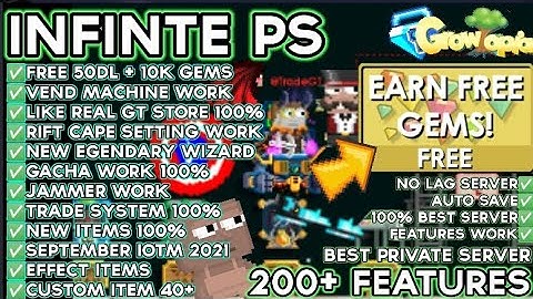BEST GROWTOPIA PRIVATE SERVER | ✅🔥BEST PRIVATE LIKE REAL GT & LIKE WORK 100%🔥✅ INFINITE  PS 🚀