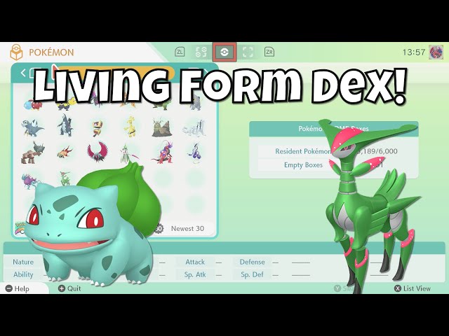 Pokémon HOME - National Pokédex