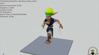 Jak and Daxter - Jak Animation Timelapse - Run