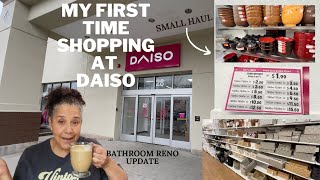 My first time shopping at Daiso /shop with me and haul/bathroom reno update