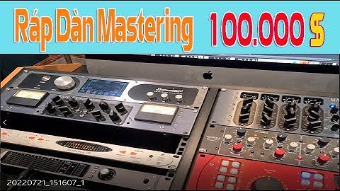 Ráp dàn MIX Mastering 2,5 tỷ Thái Hòa - nissiaudio