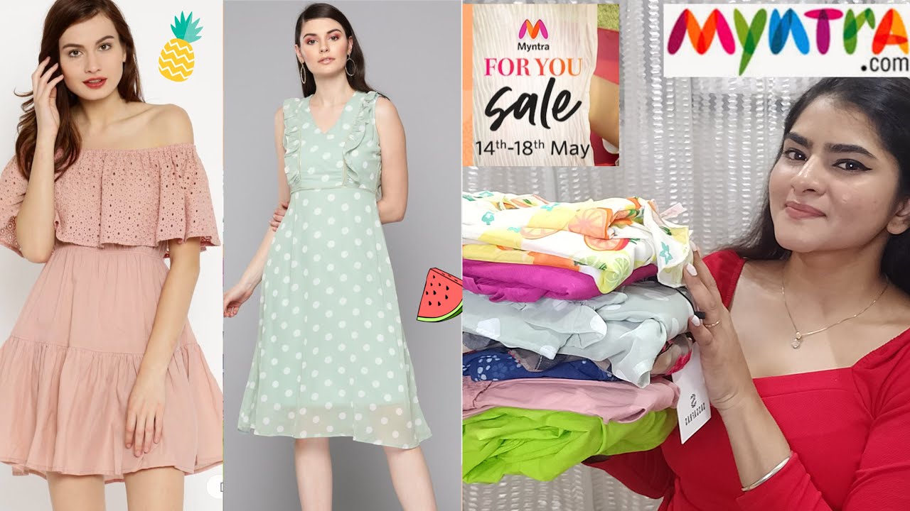 Myntra Sale 80% off | Latest Summer Collection | Myntra Dresses haul ...