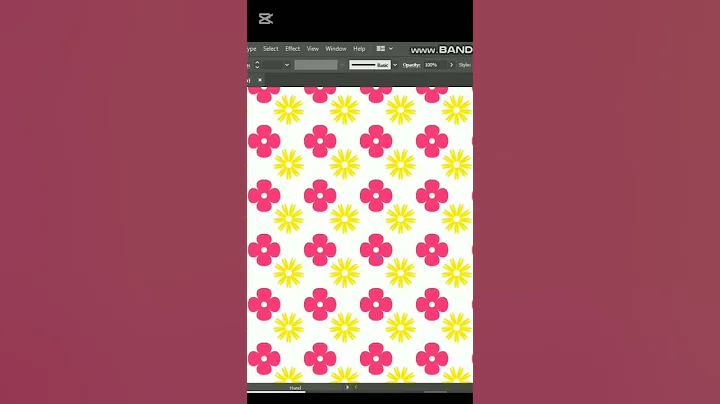 How to make flora seamless pattern design Adobe illustrator #floraart #fashion