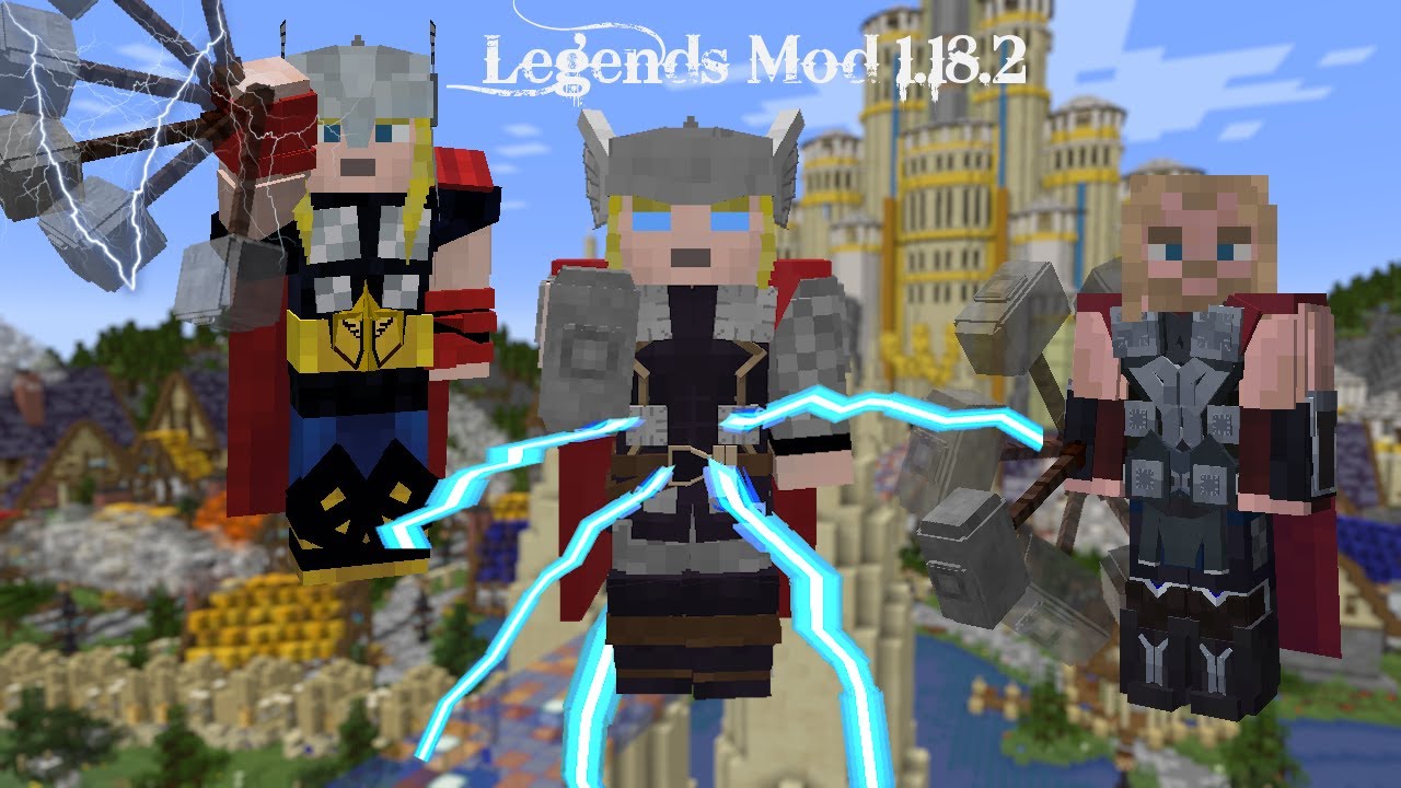 Legends Mod for 1.18.2(Superheroes, Star Wars, Kaiju, and Horror