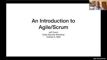 IUP Cybersecurity Workshop Session: Agile and Scrum, Presented by Jeff Pulcini